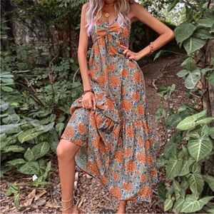 Floral maxi dress